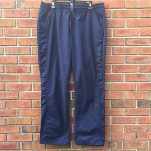 Eddie Bauer Woven Pull-On Outdoor Pants size XL Navy Blue